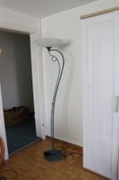 Wunderschöne Stehlampe blaugrün im Vintage-Look