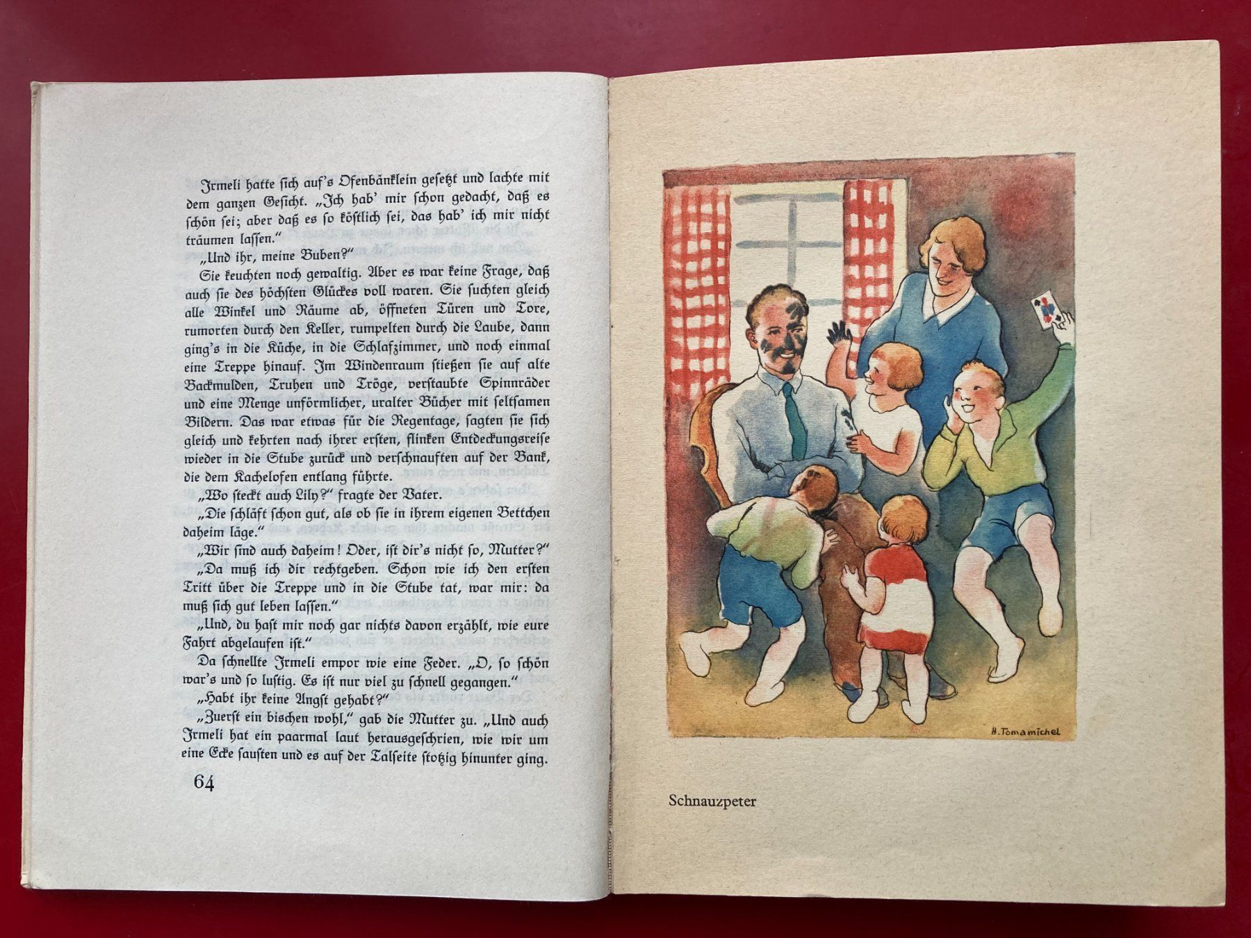 Libri: ANTIKES  KINDERBUCH  IM  FERIENHÄUSCHEN  1929 – Usato da Subingen venduto da Etageren 3