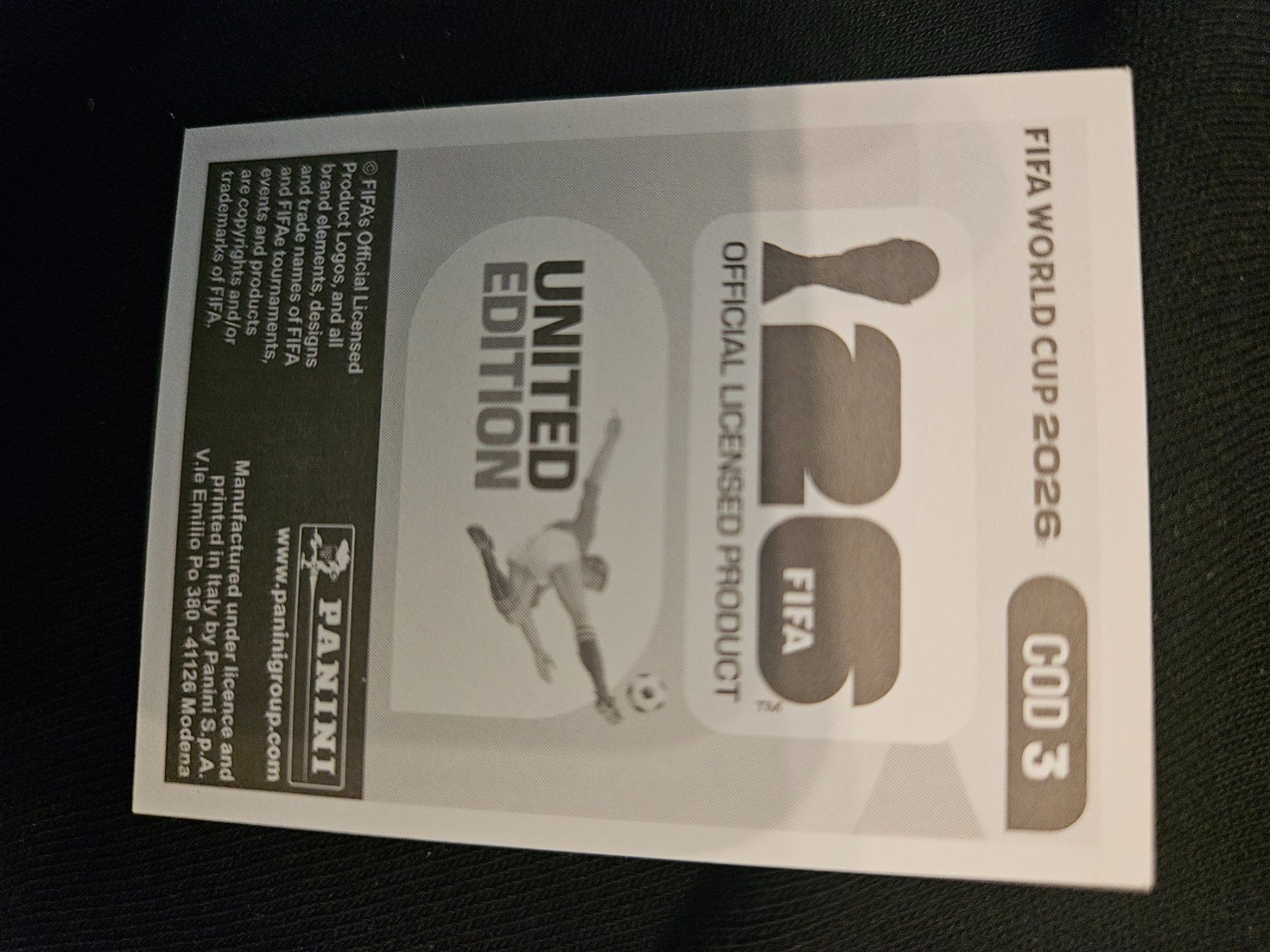 Panini Cartes à collectionner: COD3 – D'occasion à Würenlingen par Dinli 1