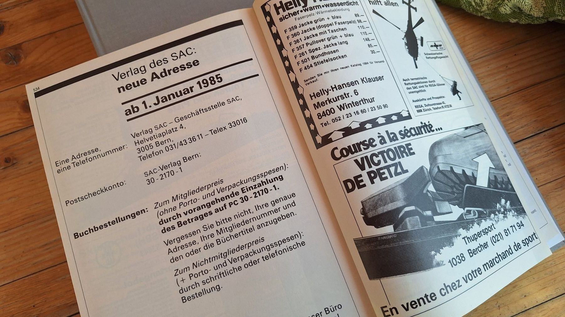 Libri: Monatsbulletin SAC 1983 -1985 – Usato da Grabserberg venduto da Sahara947 4