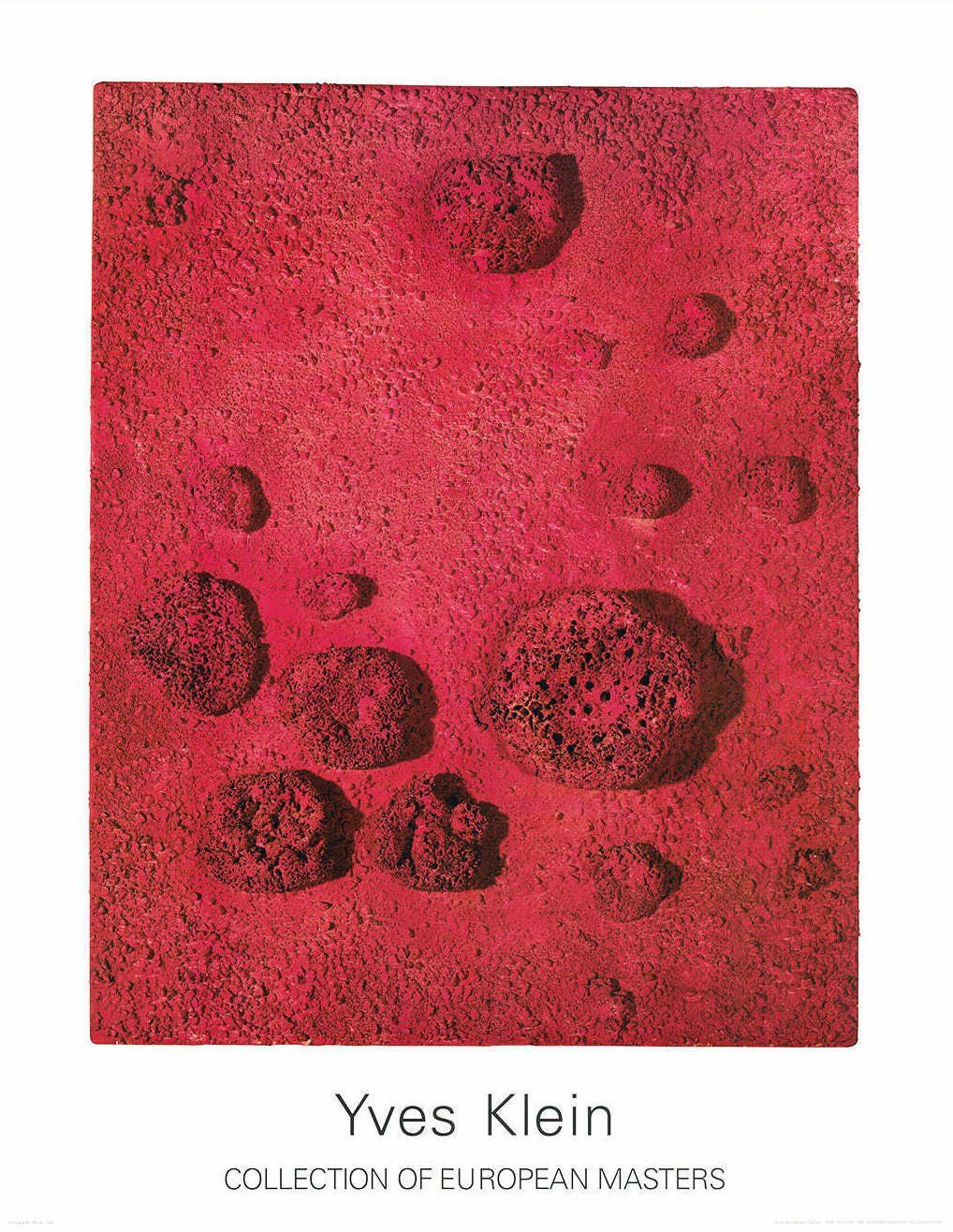 Grafica & Litografie: Yves Klein   "Red Composition"    KUNSTDRUCK – Usato da Nennigkofen venduto da Schamane75