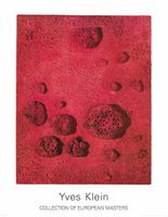 Yves Klein   "Red Composition"    KUNSTDRUCK
