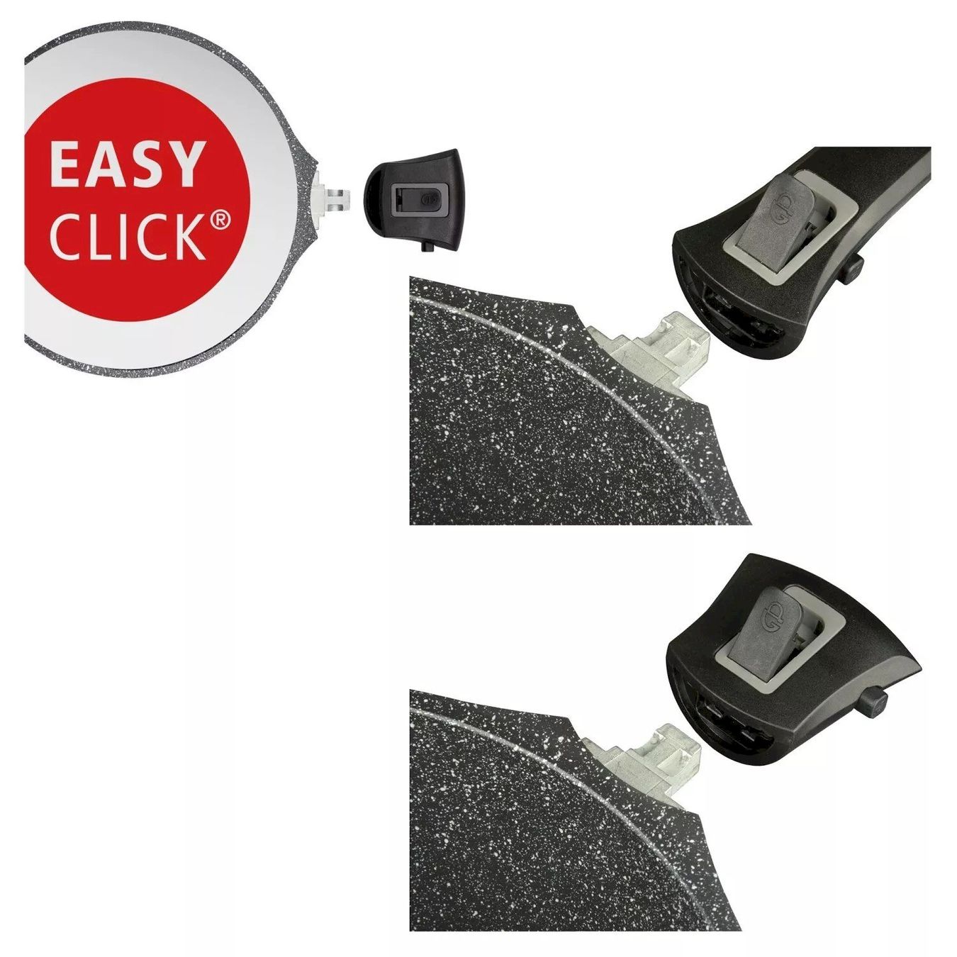 Pentole: GSW Bratpfanne EASY CLICK QUADURA – Nuovo e nell'imballaggio originale da Bottighofen venduto da zaap 2