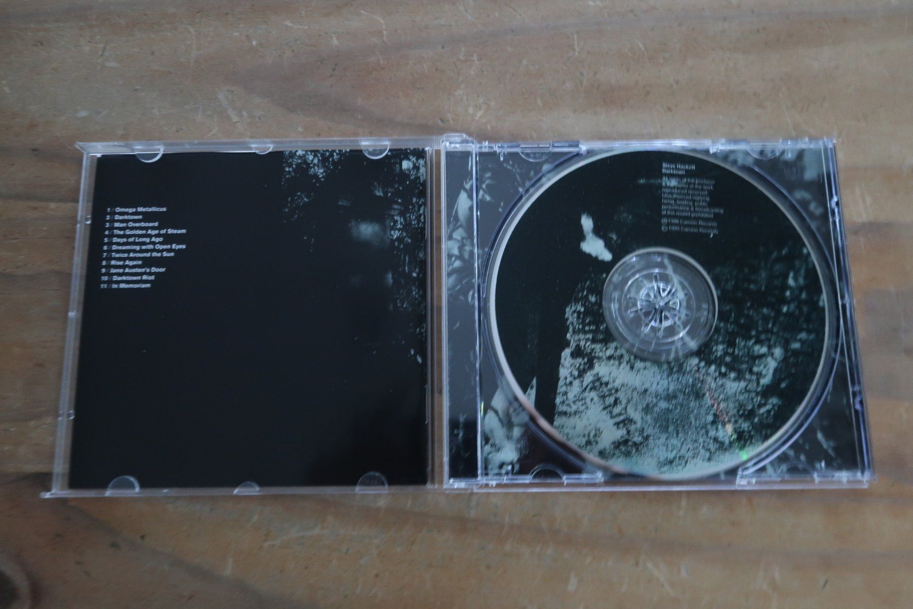 CD: STEVE HACKETT - DARKTOWN - EX- GENESIS - CD – Usato da Basel venduto da Patiscat 3