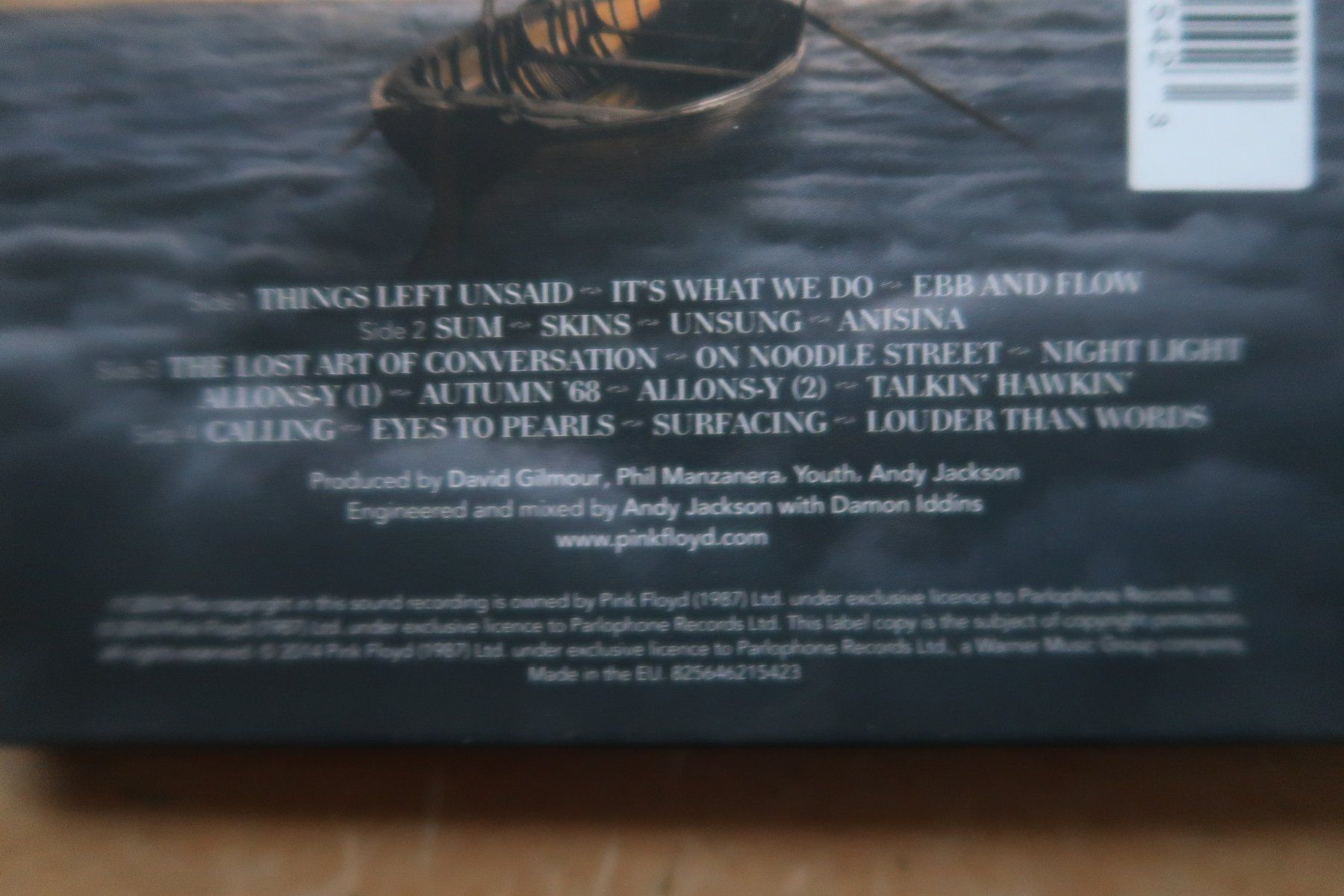 CDs: PINK FLOYD - THE ENDLESS RIVER - CD – Gebraucht aus Basel von Patiscat 2