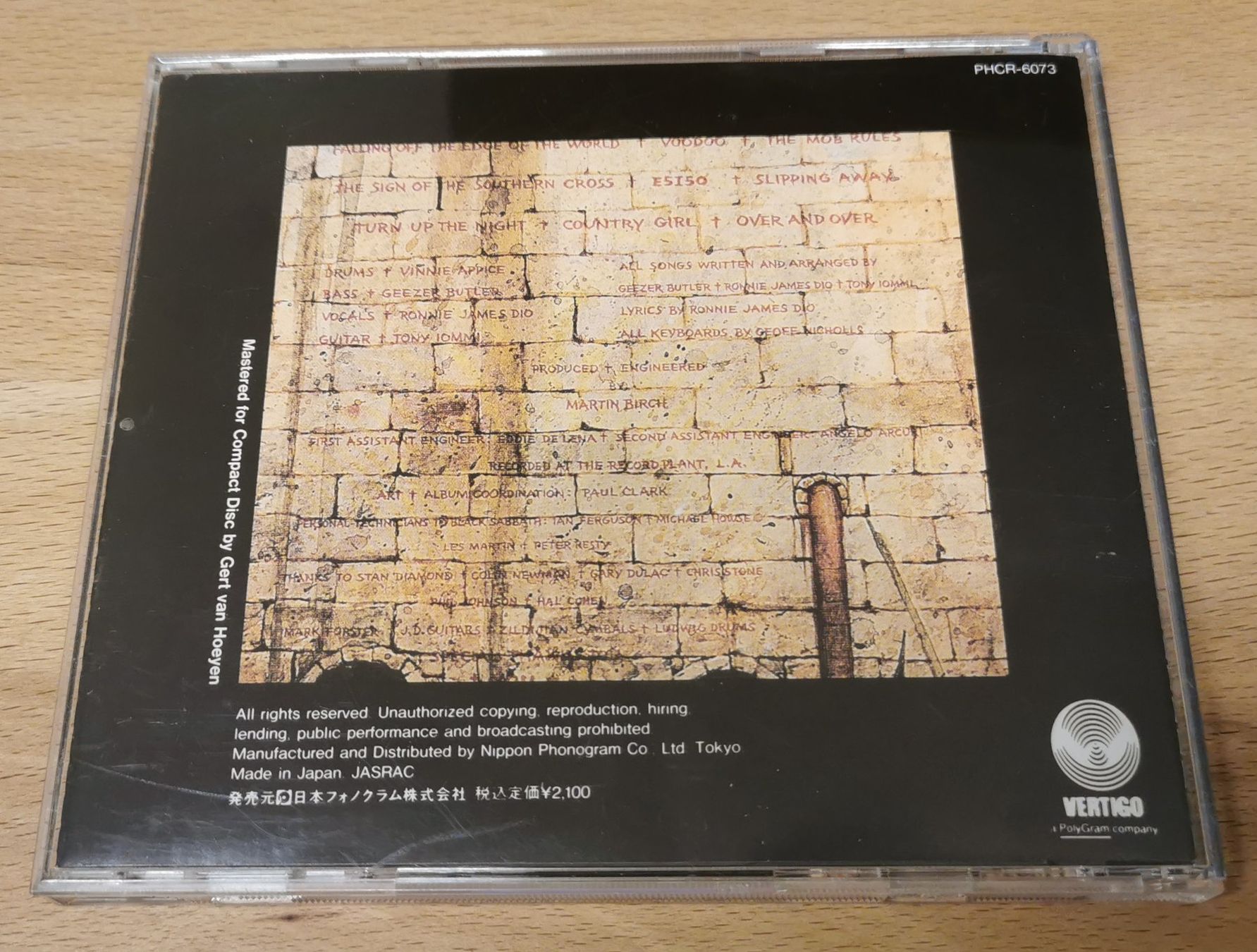CD: BLACK SABBATH: Mob rules CD Original Japan Ronnie James Dio – Usato da Münchwilen TG venduto da Swb 1