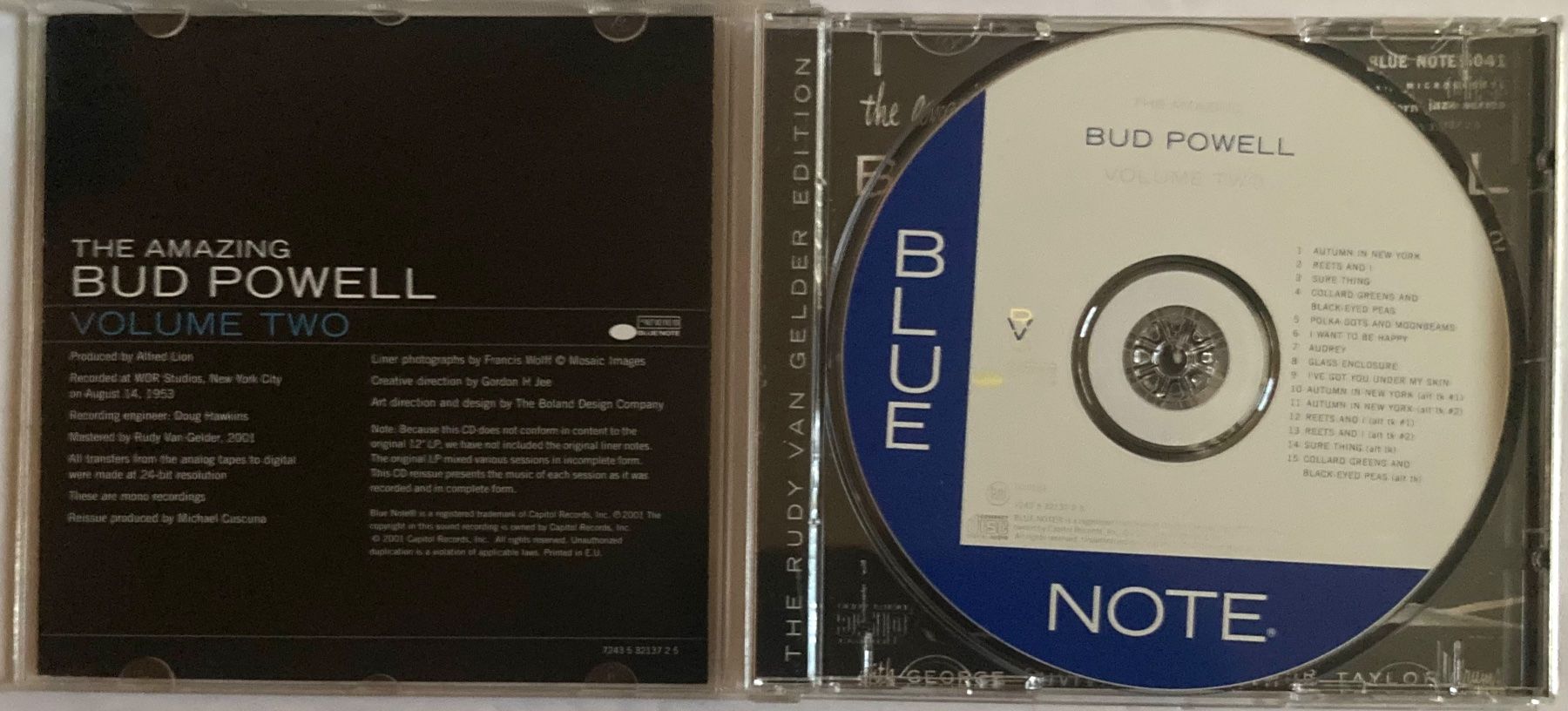 CDs: BUD POWELL - THE AMAZING BUD POWELL , VOLUME TWO – D'occasion à Poliez-Pittet par Newtown-Records 2