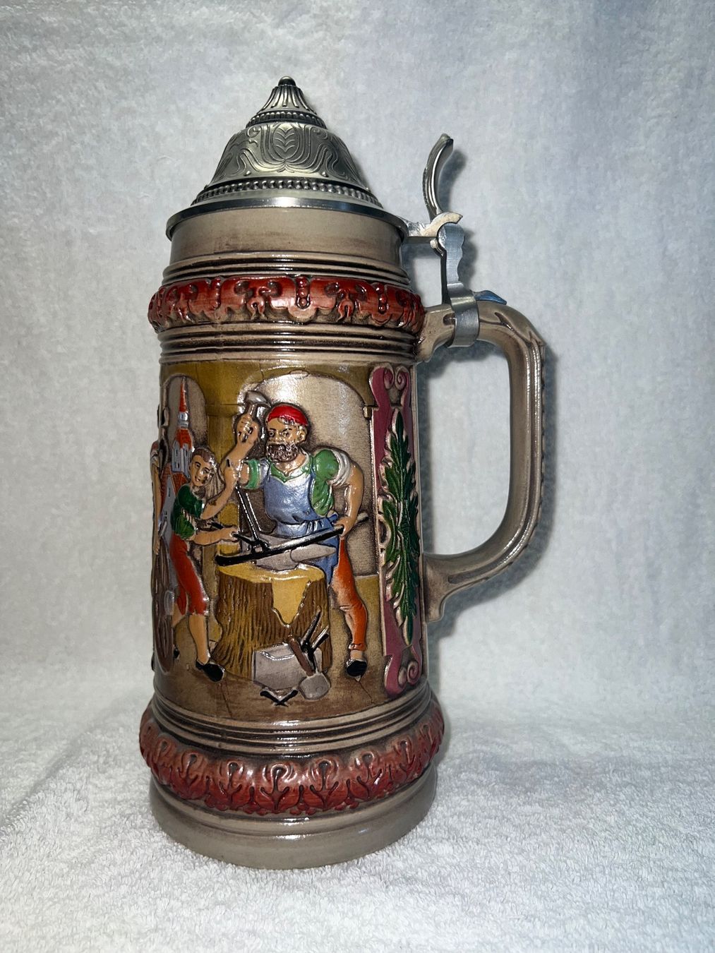 Bicchieri: Bierkrug mit Deckel – Usato da Neukirch / Egnach venduto da Taucher68 3