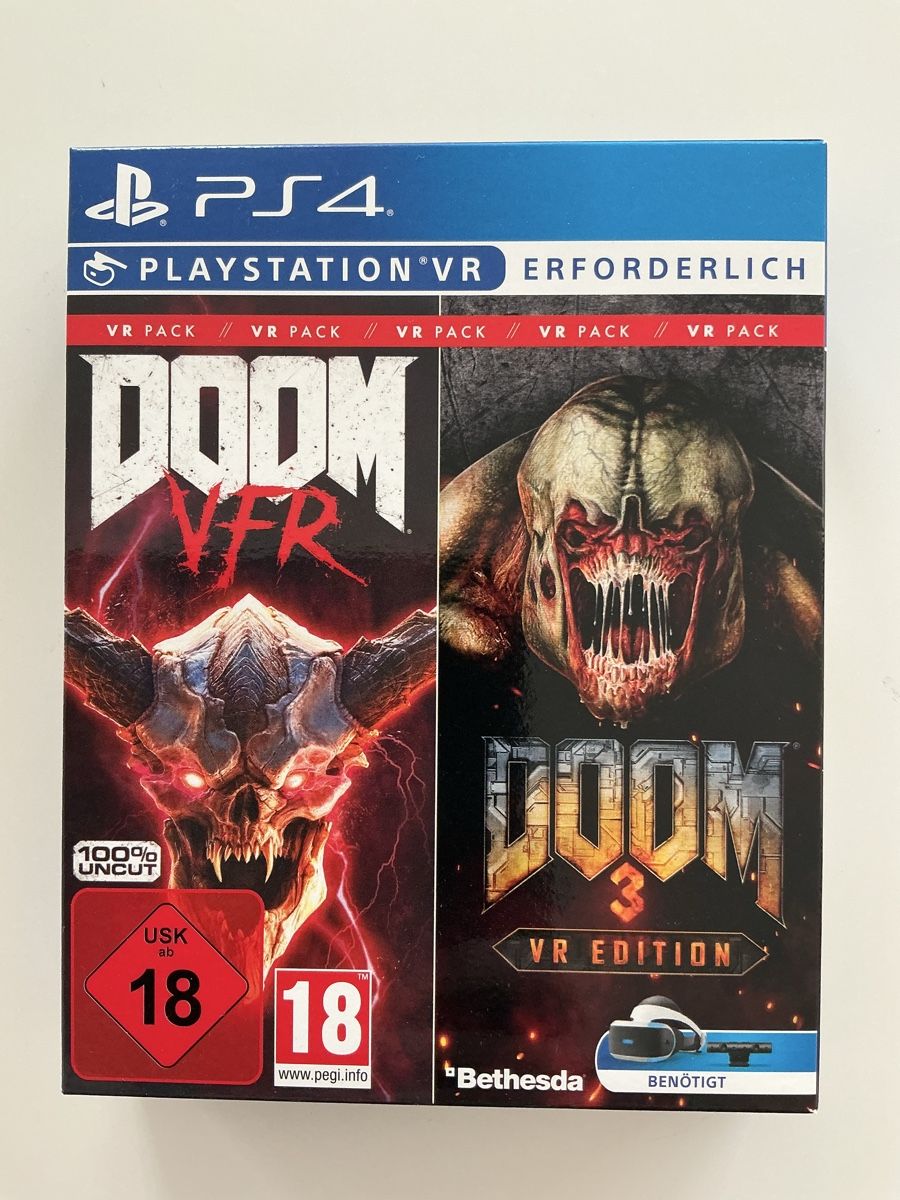 Sony Giochi: Doom 3 VR + Doom VFR (PS4) (VR) – Nuovo (secondo la descrizione) da Münchringen venduto da loo_b7bd 1
