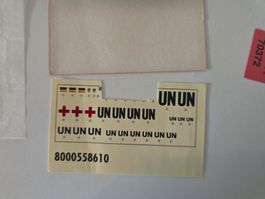 Roco Minitanks UN Abziehbilder Nr. 558