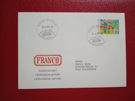 Sonderstempel 100 Jahre Stanserhorn 24.04.1993 Stans