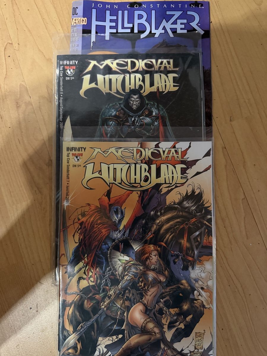 Fumetti: Comic Konvolut Hellblazer und Medieval Witchblade 3 Stk – Usato da Gipf-Oberfrick venduto da glogeli