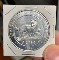 1000 ESC Portugal 1994 “ Der Wolf” UNC!!! Silber!!!