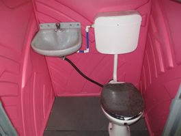 Anschluss WC - Kabine  ( wie toitoi ) fabrikneu