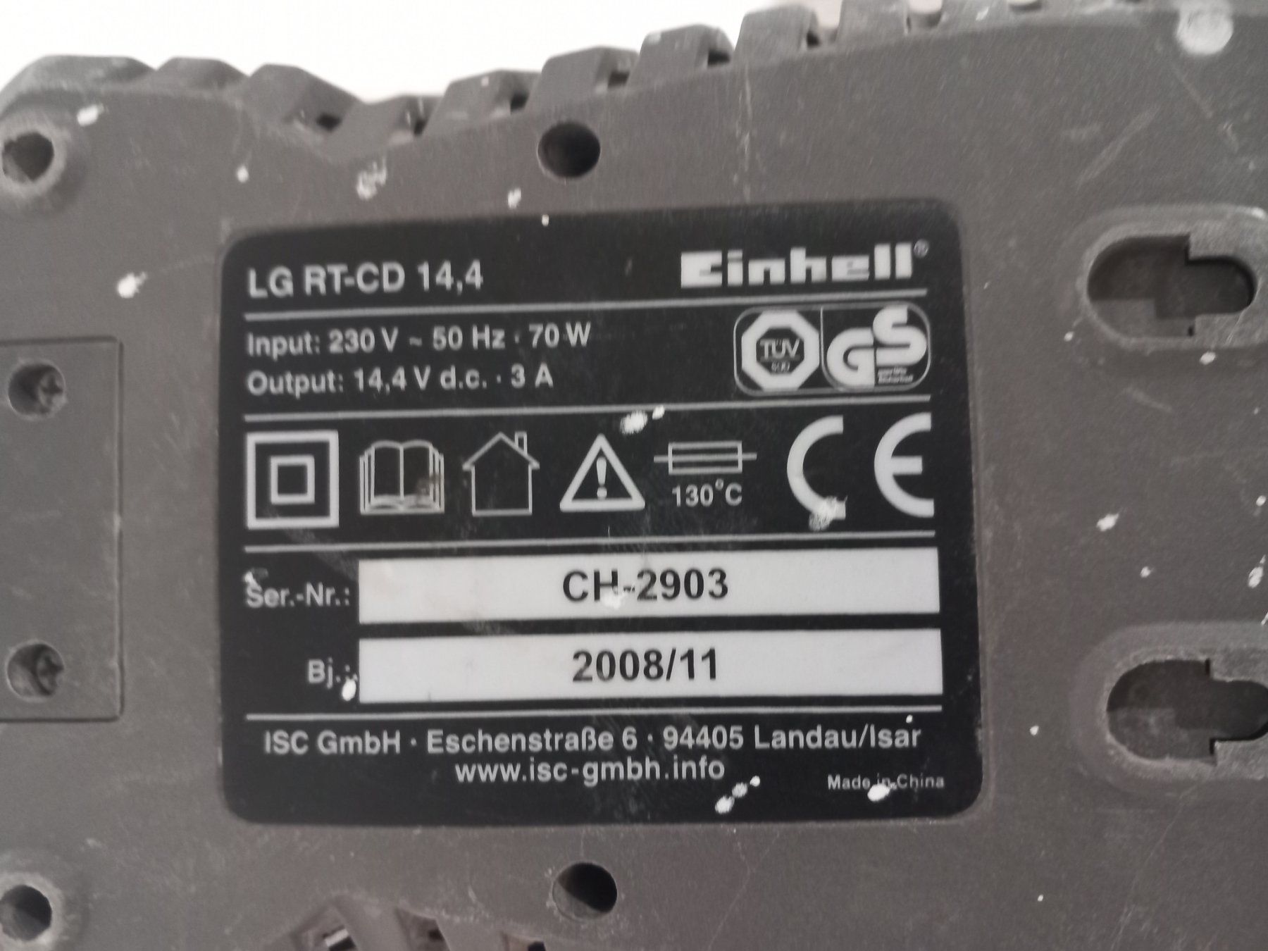 Einhell Caricatori & Batterie: Einhell LG-RT-CD 14,4 Ladegerät inkl. 1 Akku – Usato da Rheinau venduto da profitronic.shop 5