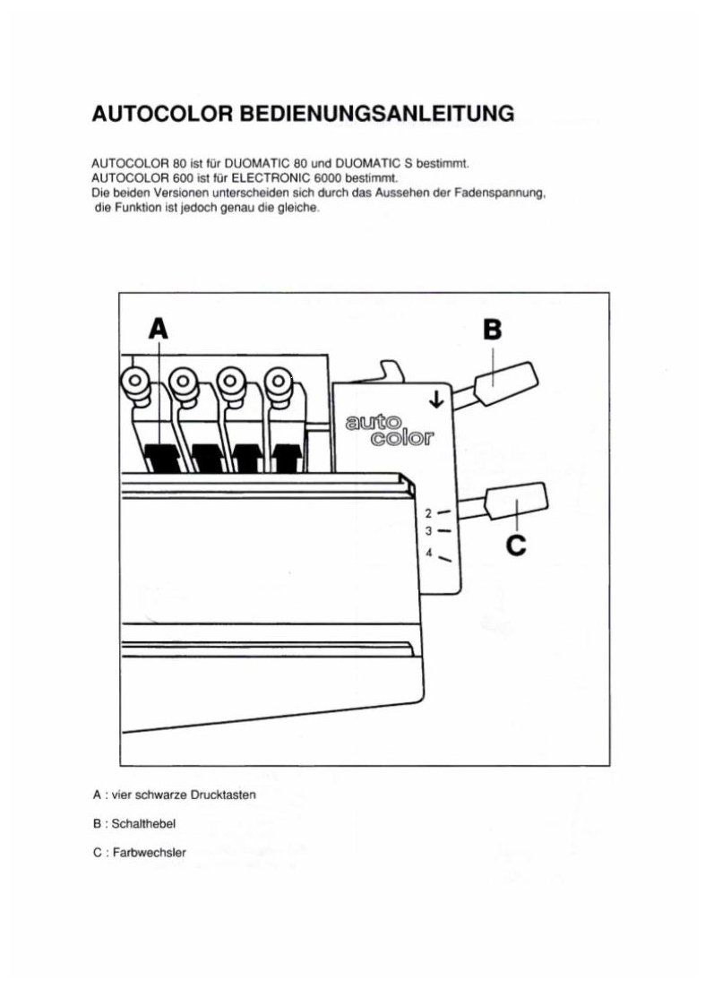 Tutte le macchine: für Strickmaschine Passap E6000 - Autocolor Passap 600 – Usato da Siebnen venduto da Ra-la-ra-ol 6