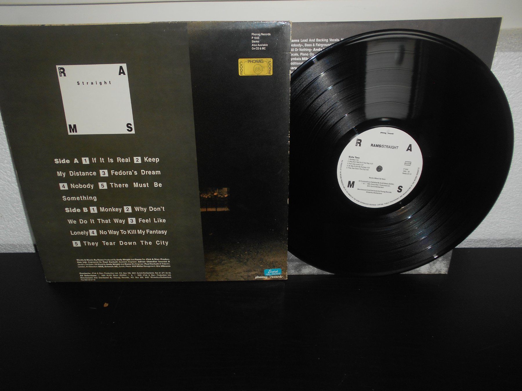 Dischi in vinile: Rams – Straight / 1989 – Usato da Aarberg venduto da witchhunter01 1