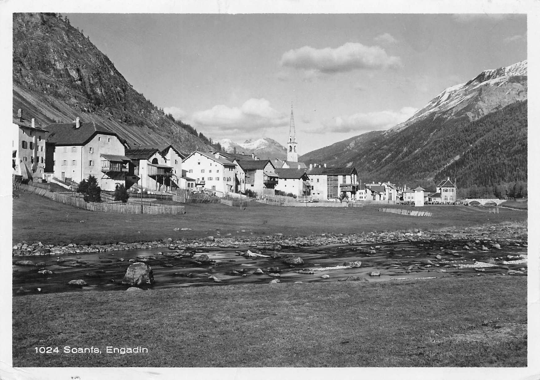 Ansichtskarten: Scuol GR Panorama Scansf G – Gebraucht aus Biasca von Blenio71