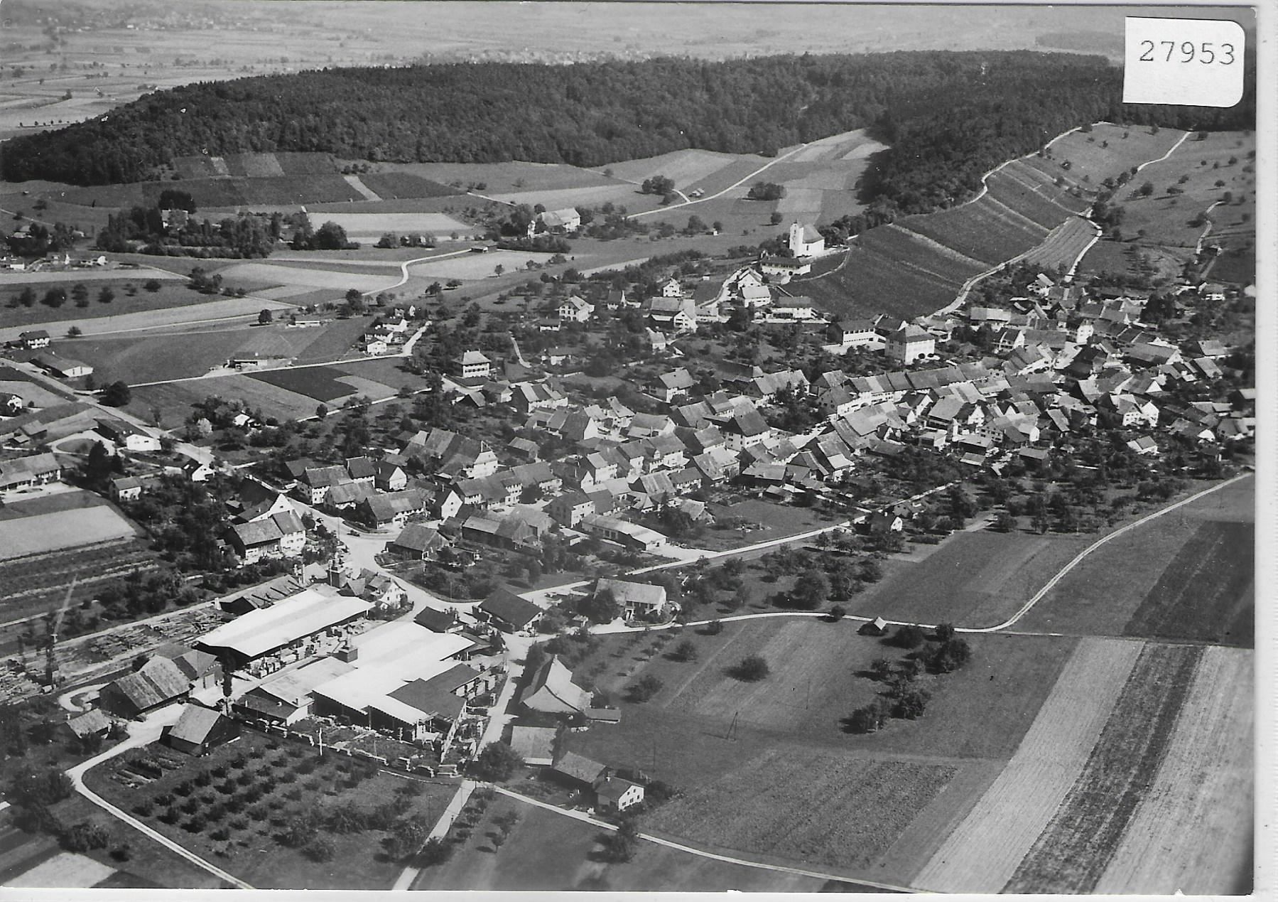 Cartoline postali: Flugaufnahme Wilchingen SH – Usato da Ettingen venduto da Kartenplanet