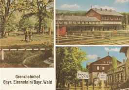 Bayerisch Eisenstein(D) /Železná Ruda(CZ) Grenzbahnhof, AK