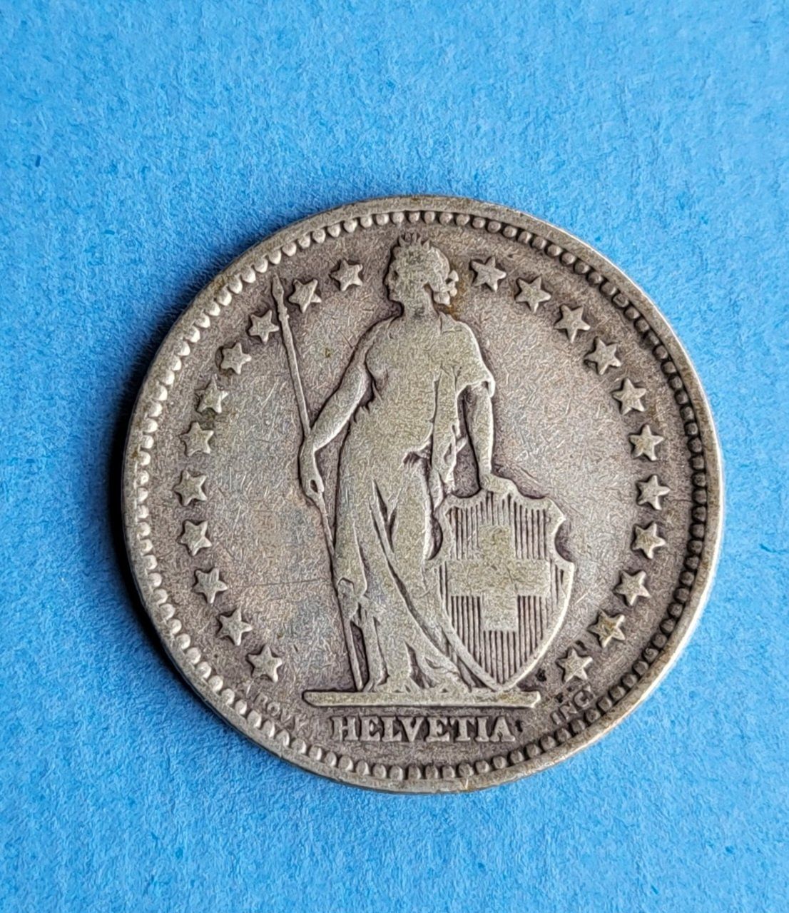 Toutes les monnaies: Silbermünze 2fr. 1894 – D'occasion à Thun par harry999 1