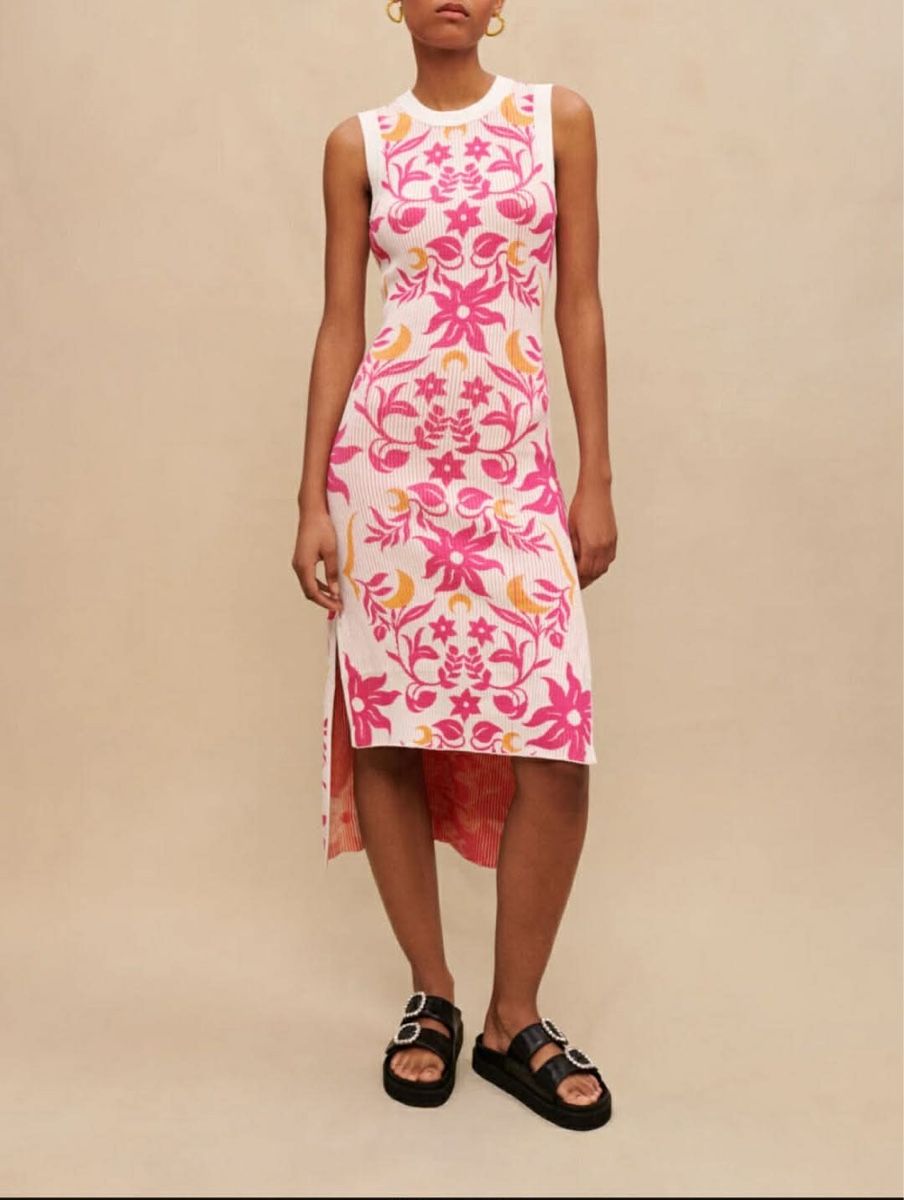 Maje Vestiti: Maje Reversible Printed Midi Dress – Usato da St.Josefen venduto da lop_lh8d 1