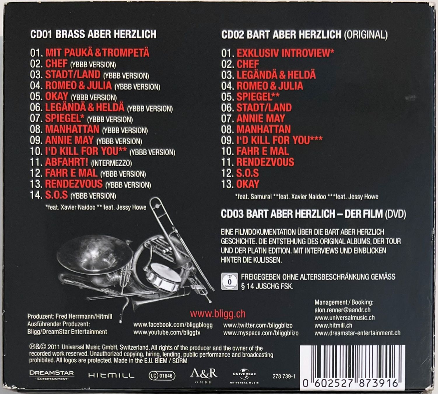 CDs: Bligg – Brass Aber Herzlich – Gebraucht aus Martigny von jereq 1