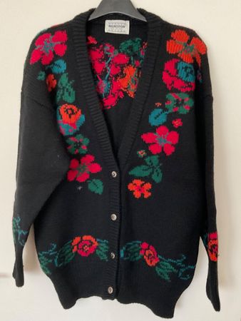 MONSOON 100% Wolle Strickjacke Cardigan Gr 38/40 NWRT