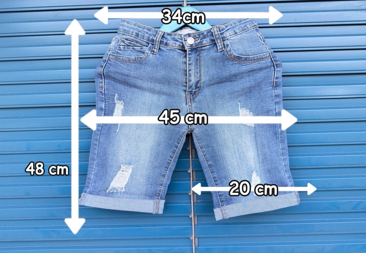 Zebra Jeans: Zebra Denim Destroyed Bermuda-Shorts – Gebraucht aus Thônex von Suisse.Shopping 6