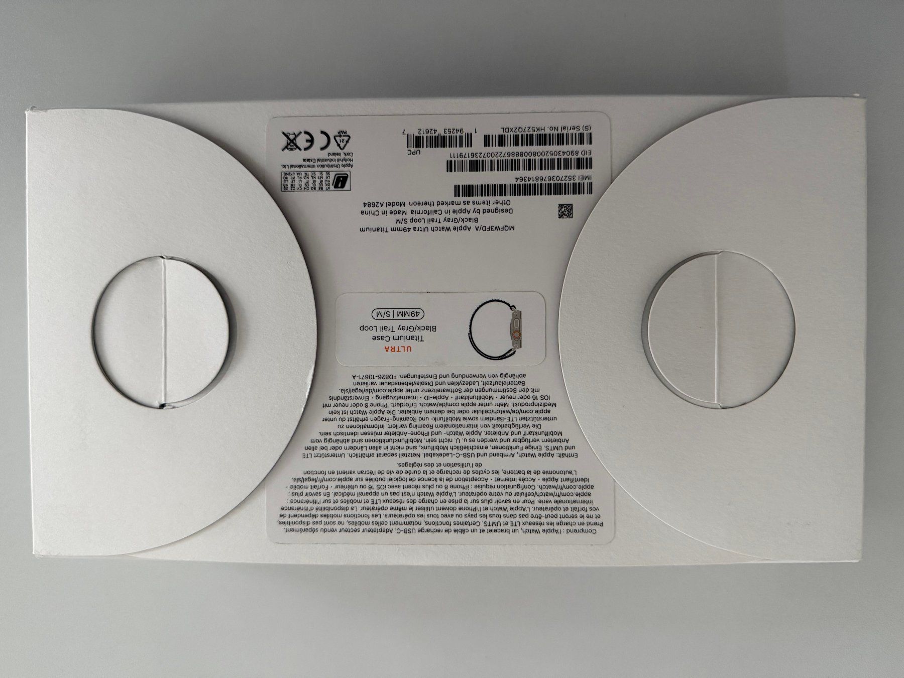 Apple Smartwatch: Apple Watch Ultra Trail Loop Titan Natur – Usato da Richterswil venduto da Aep 5