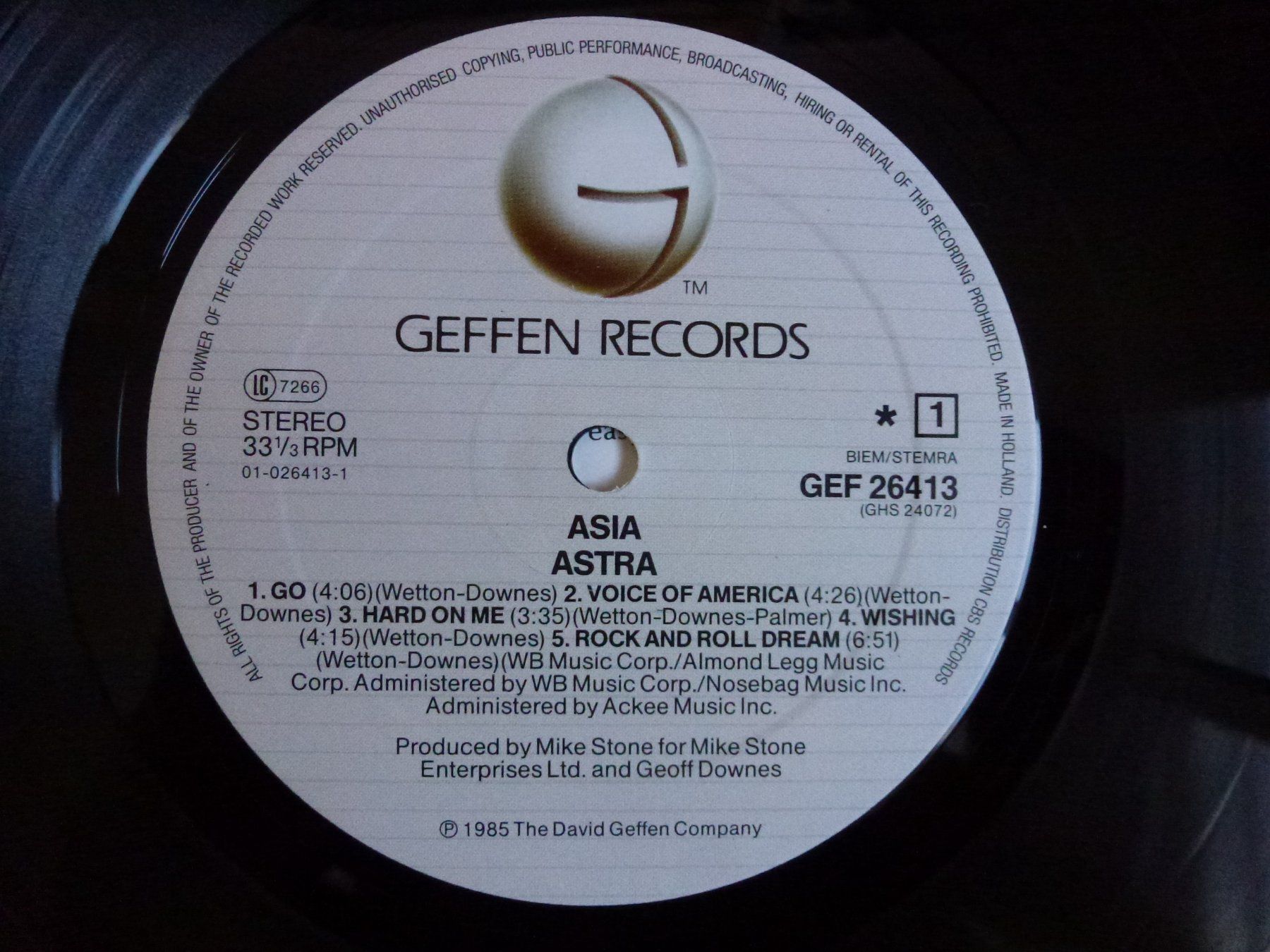 Dischi in vinile: Asia – Astra – Usato da Bern venduto da Frebo 3