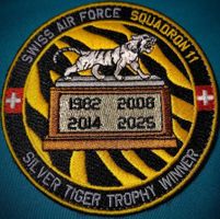 Swiss Air Force Squadron 11 Silver Tiger Winner Stoff Kett.