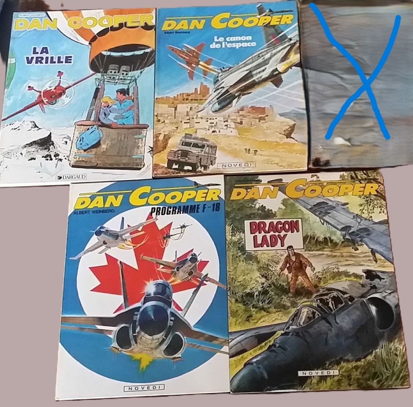 Comics: BD Dan Cooper A. Weinberg signé, dessin original, daté – Gebraucht aus Epagny von Kariba 1
