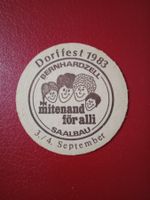 Bierdeckel Bernhardzell St.Gallen Dorffest 1983 (BDR3)
