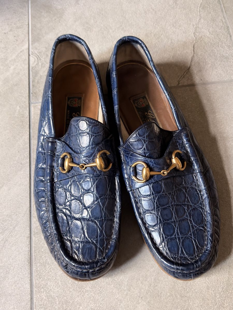 Gucci Herrenschuhe: Gucci Loafers Crocodile Leather Size 8 – Gebraucht aus Zürich von atticsale 5