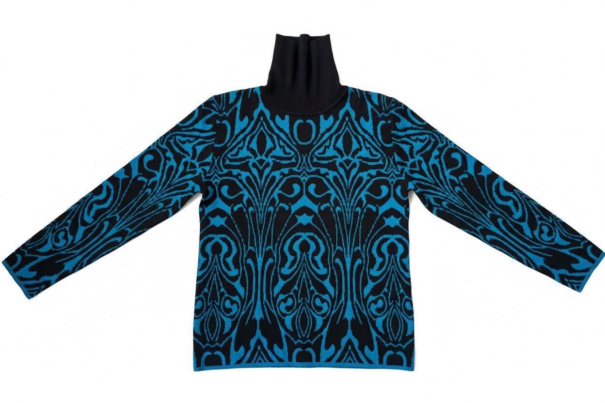 Pullover & Sweatshirts: Rollkragenpullover, auffälliges Muster, Grösse M – Gebraucht aus Zürich von ClosetQueen