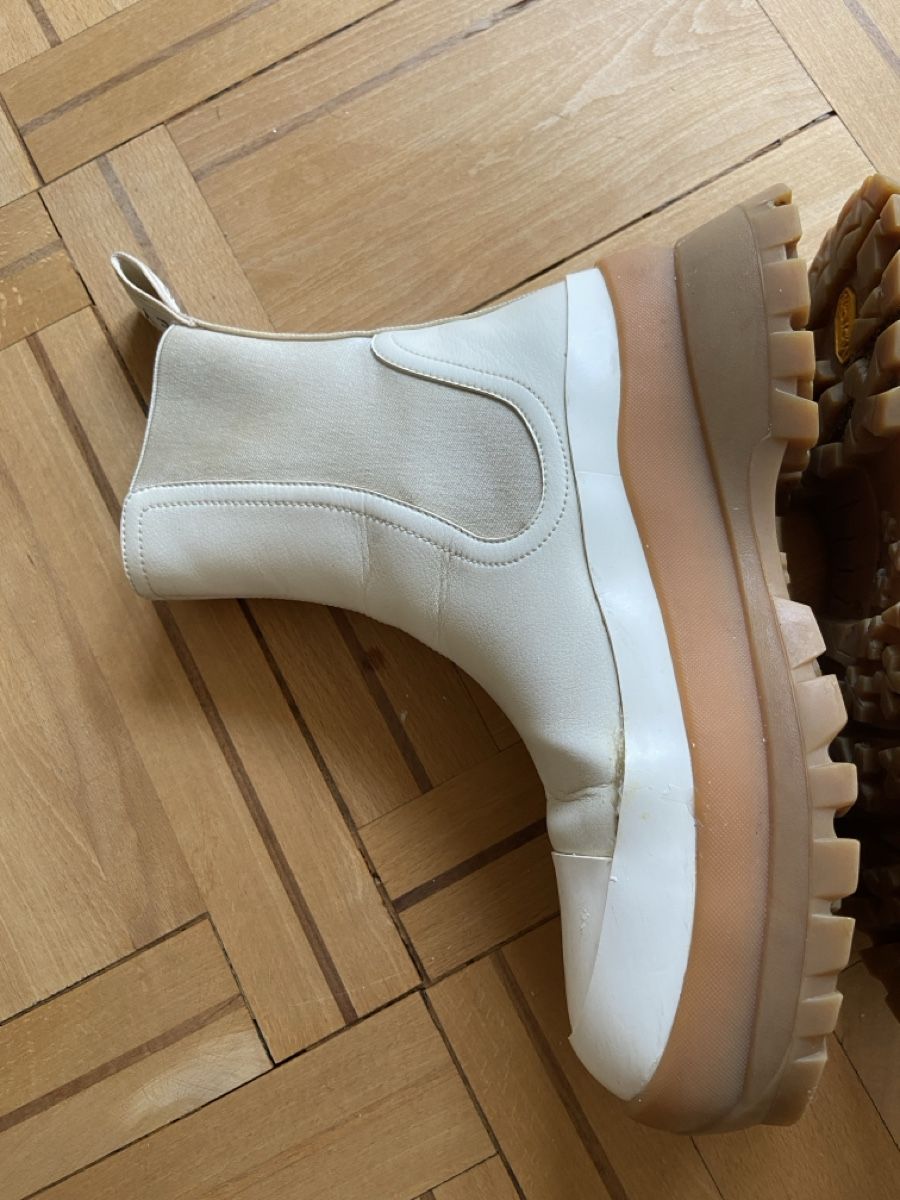 Stella McCartney Scarpe da donna: Stella McCartney Trace Logo Print Boots Stiefel – Usato da Münchenstein venduto da B771 6