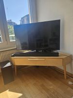 Meuble TV + TV LG Smart 43" + barre de son & caisson de bass