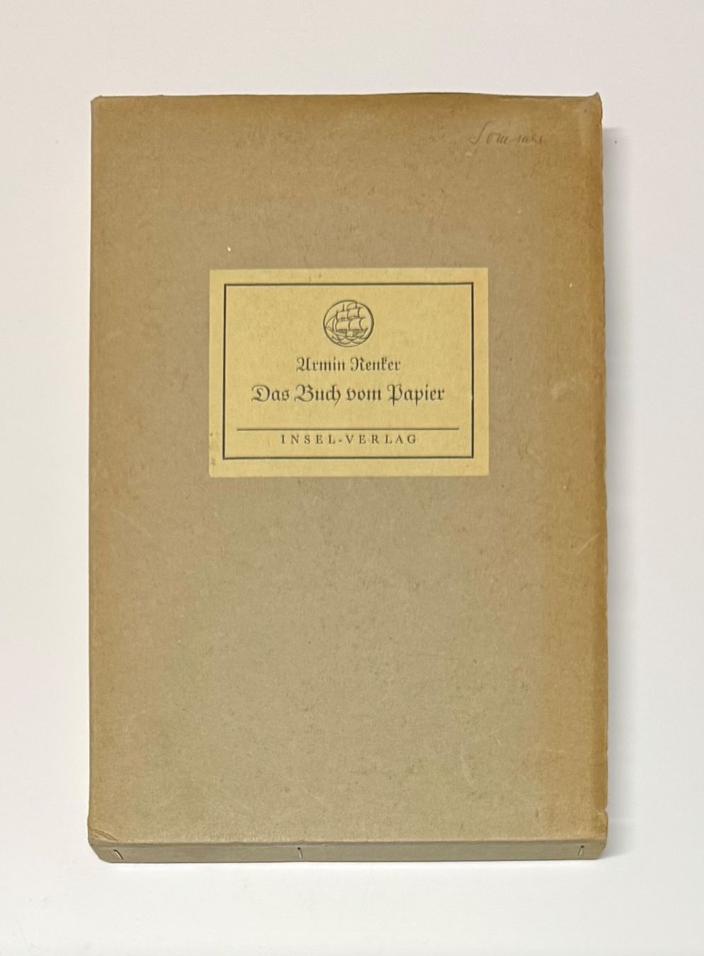 Libri: Das Buch vom Papier, Armin Renker, 1951 – Usato da Bern venduto da Rares 1