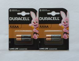 2 Pack, 4 Stück Duracell AAAA Long Life Batterien