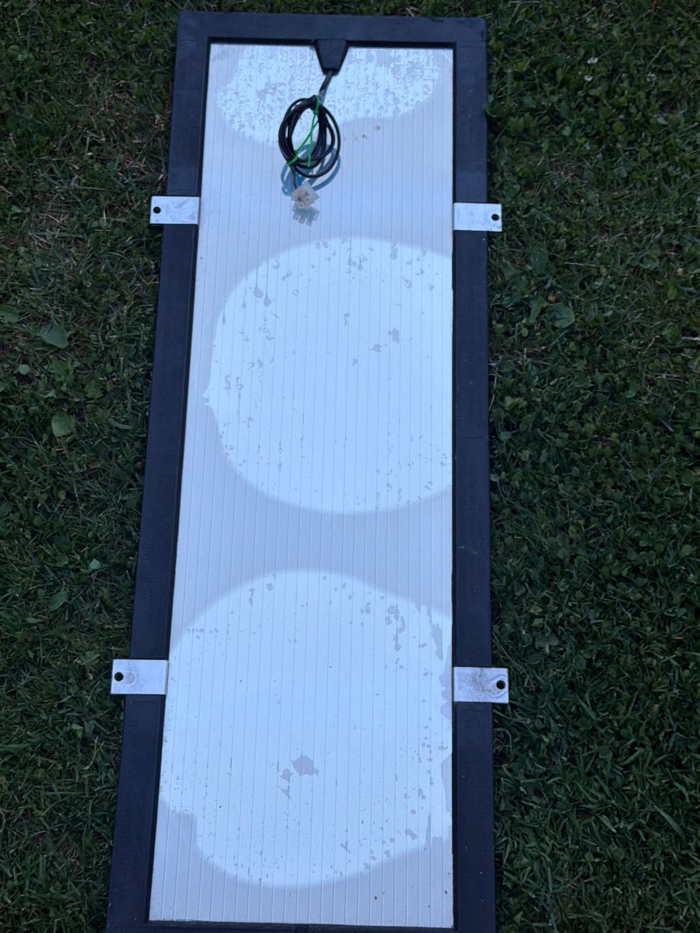 Dispositivi a energia solare: Solarpanel / Solarmodul 12W ca. 93cm x ca. 32cm – Usato da Deitingen venduto da Himhip 5