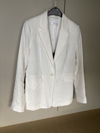 Blazer von MANGO 100% Leinen