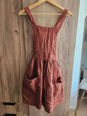Simply Grey Life 100% Leinen Kleid, S (nie getragen)