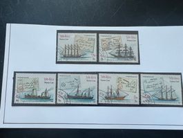 1987 Laos alte Handelsschiffe Serie  gest.  (A716)