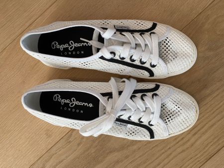 Sneakers Damen Pepe Jeans weiß Gr. 39 einwandfrei