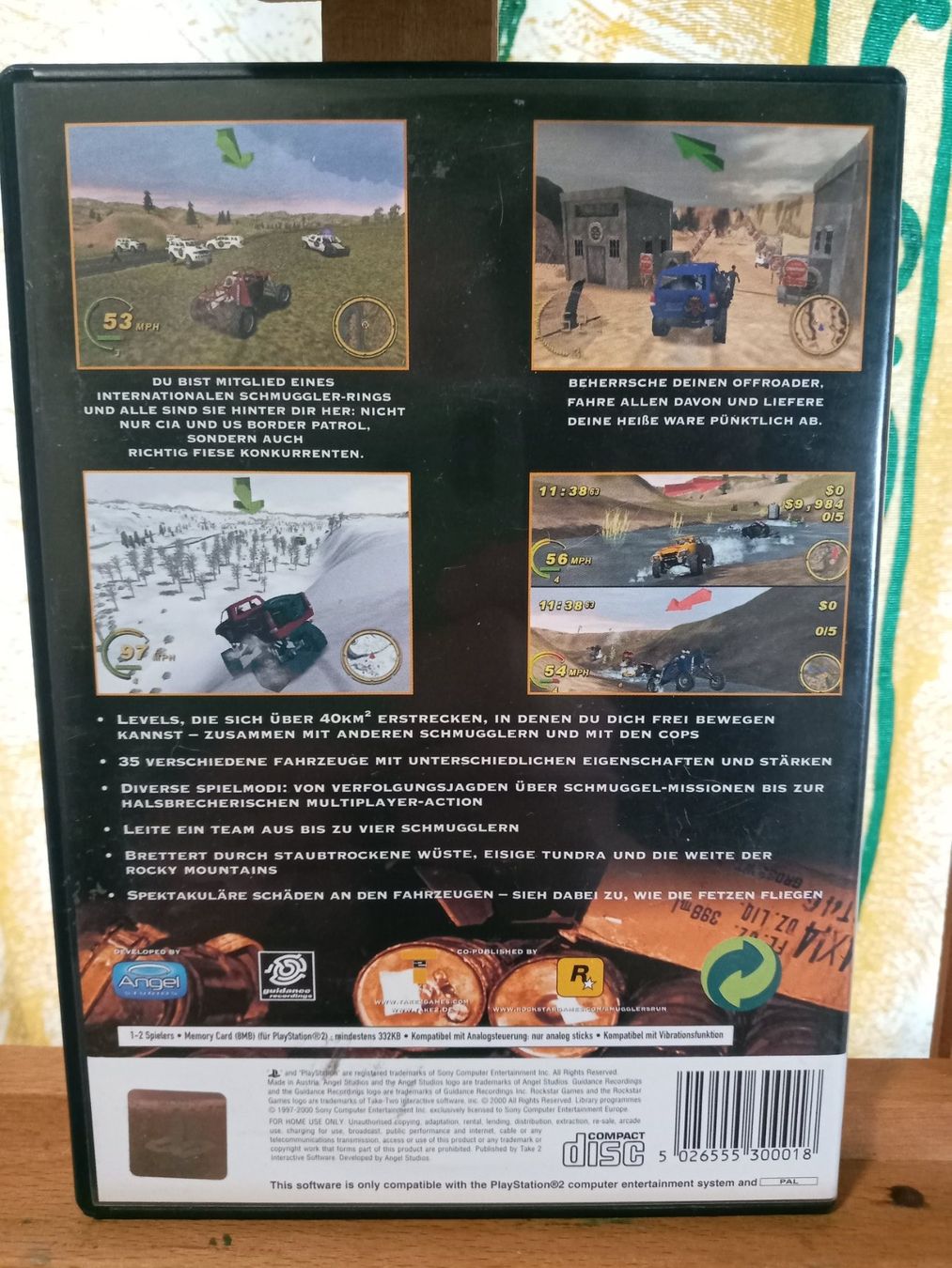 Sony Giochi: Smuggler's Run PS 2 Spiel – Usato da Derendingen venduto da Gaston.J 4