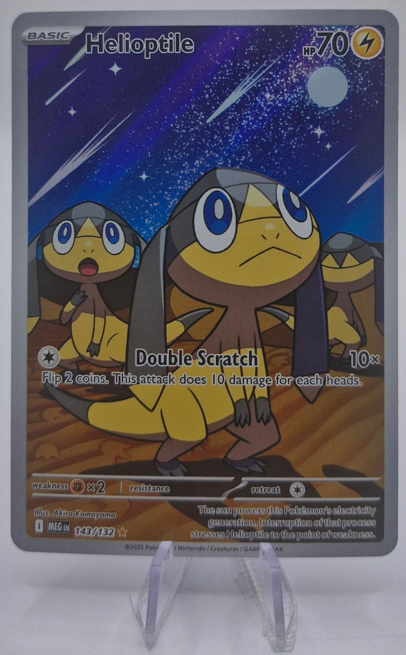 Pokémon Sammelbilder & Trading cards: Helioptile / Eguana / Mega Evolution / MEG 143 – Neu (gemäss Beschreibung) aus Arni AG von PokemonCardsStore