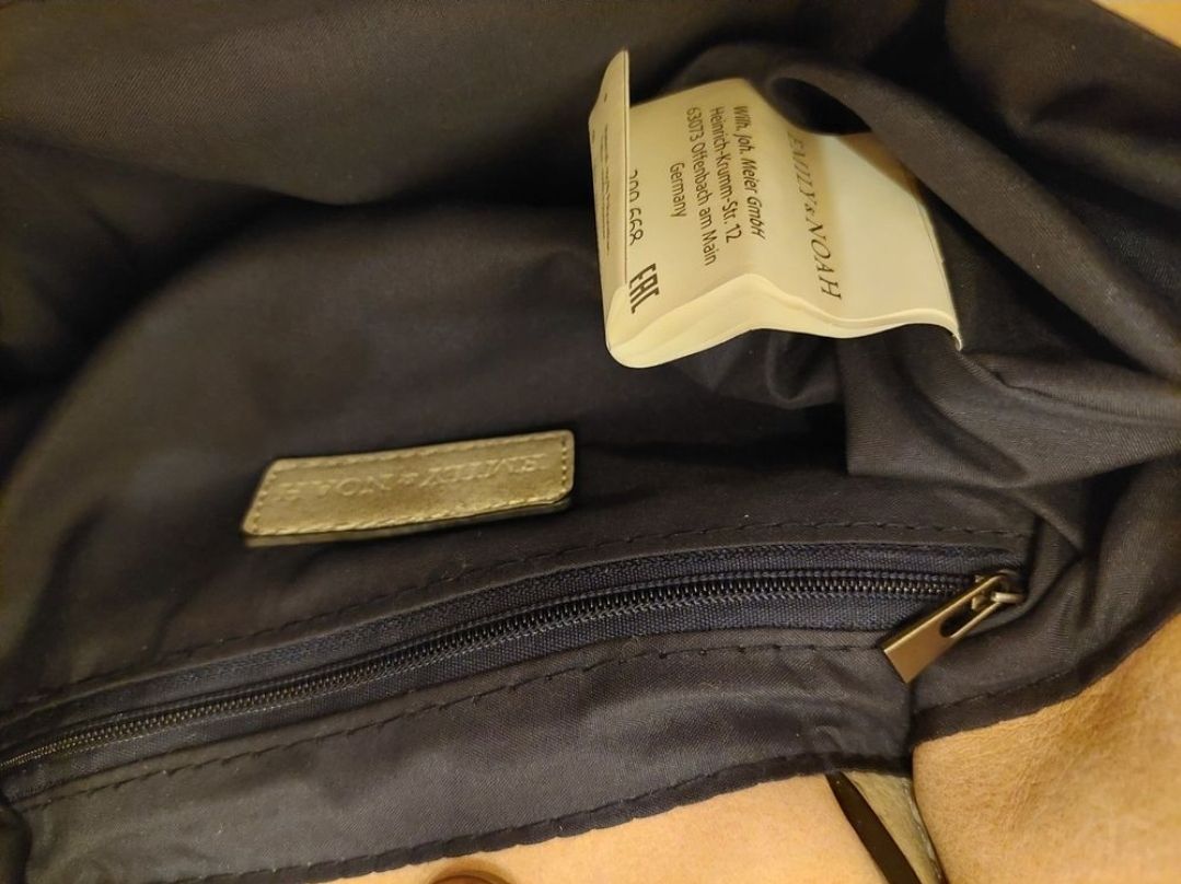 Borse da donna: Handtasche Damen Emily & Noah Rosé/Grau – Nuovo (secondo la descrizione) da Buchs ZH venduto da natu65 6