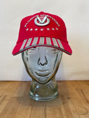 Vintage Cap Michael Schumacher World Champ Ferrari Neu!