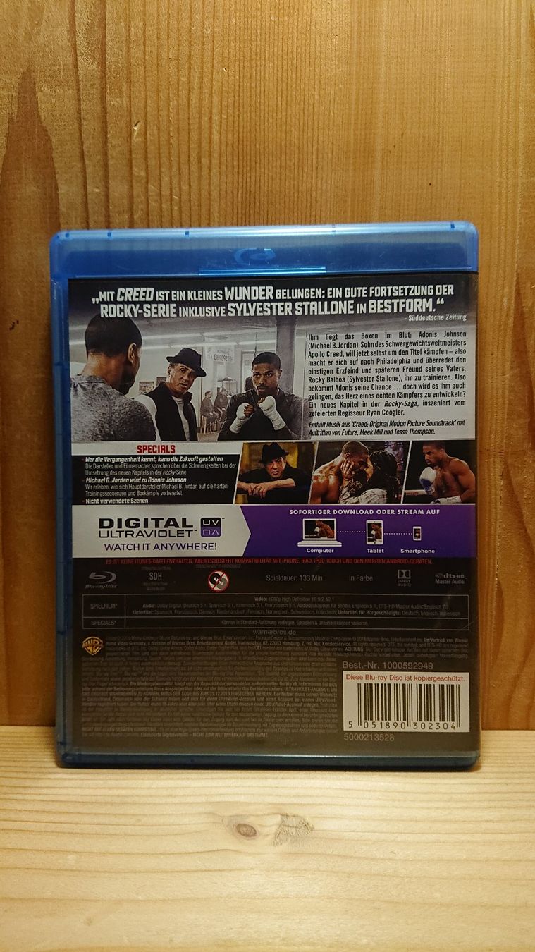 Tutti i DVDs: CREED Rocky's Legacy Blu-Ray – Usato da Wilderswil venduto da Exebub 1